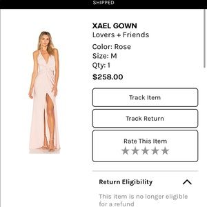 Lovers and friends blush dress